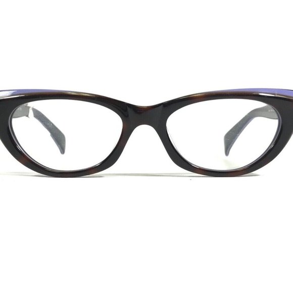 Morgenthal Frederics 389 INGRID Eyeglasses Frames Purple Tortoise Cat Eye 135 - Picture 2 of 9